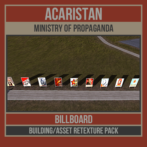 Billboard - Acaristan Ministry of Information - Propaganda Division