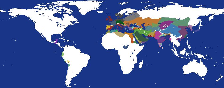 World Map  149 BC [THIRD PUNIC  WAR]