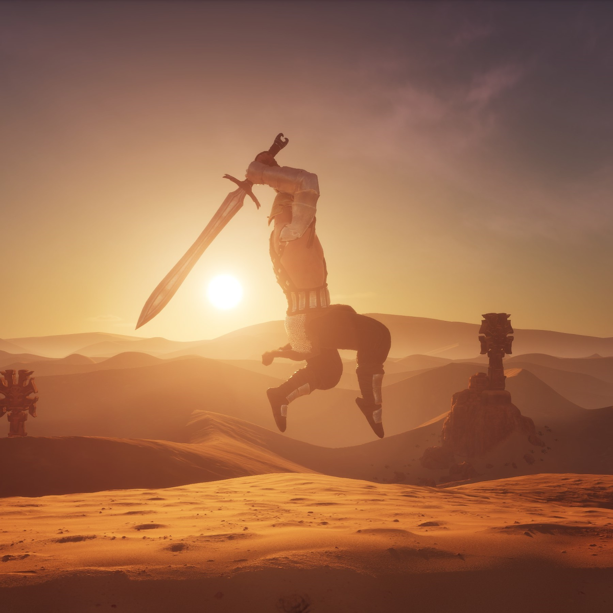 Old Two-Handed Sword Attacks ENHANCED