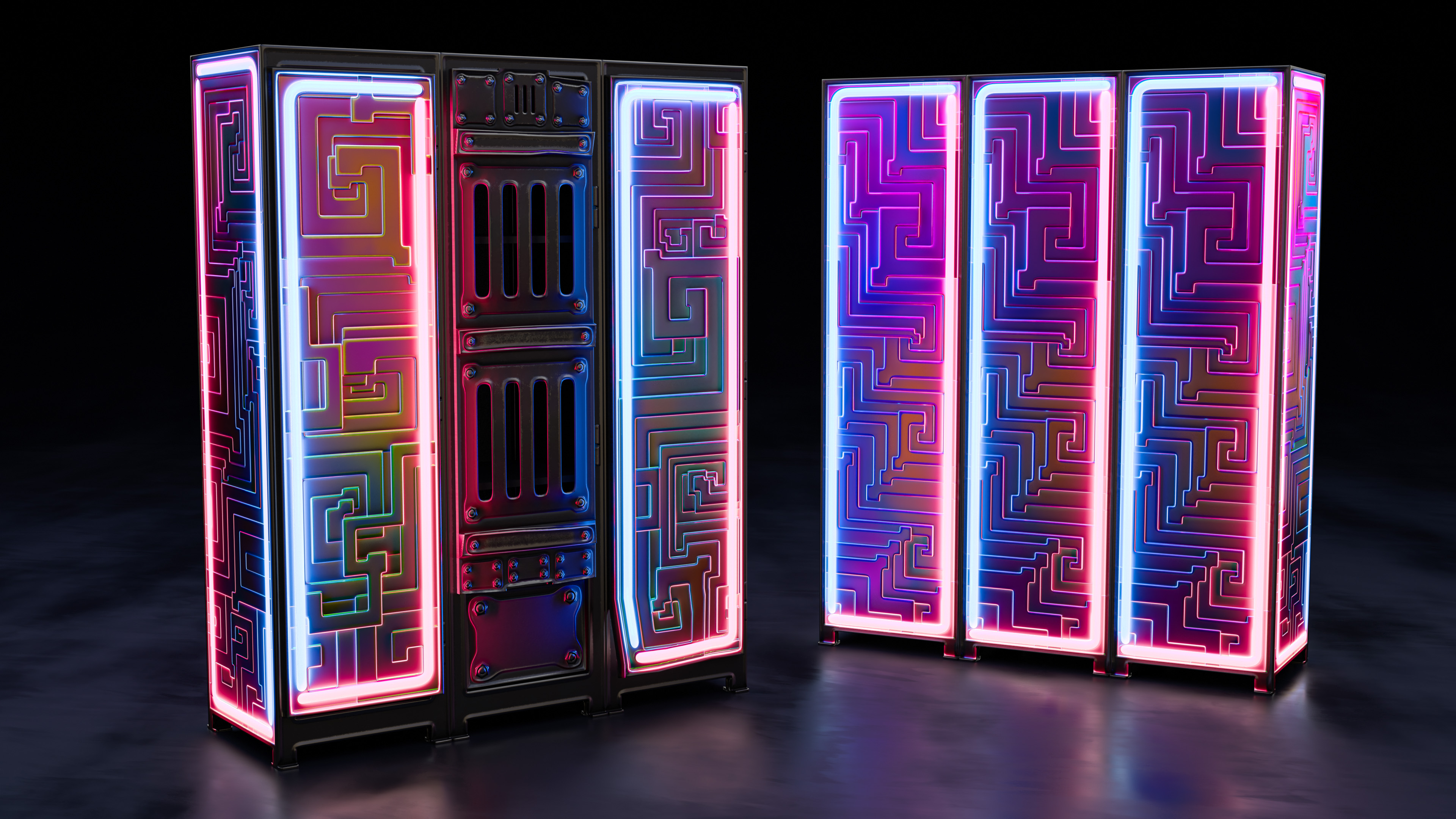 Neon Bismuth Locker screenshot 1
