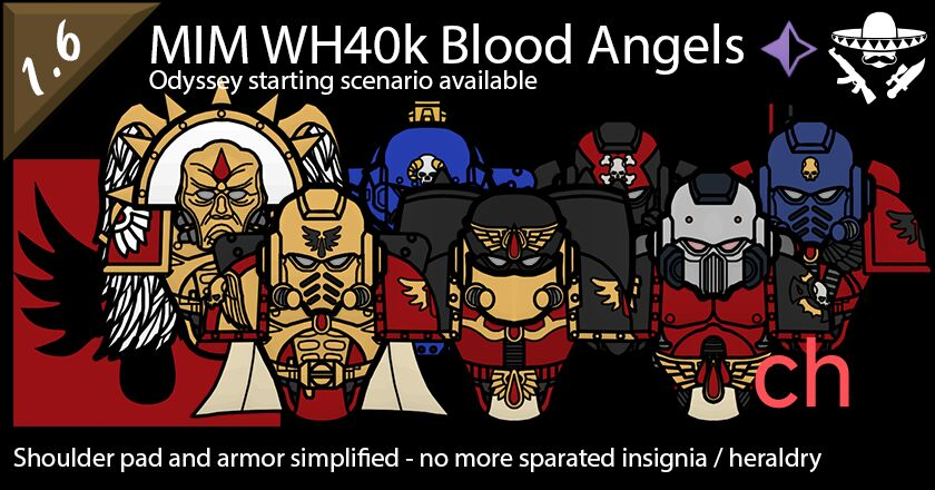 [ZH]MIM Warhammer 40k Blood Angels 中文汉化