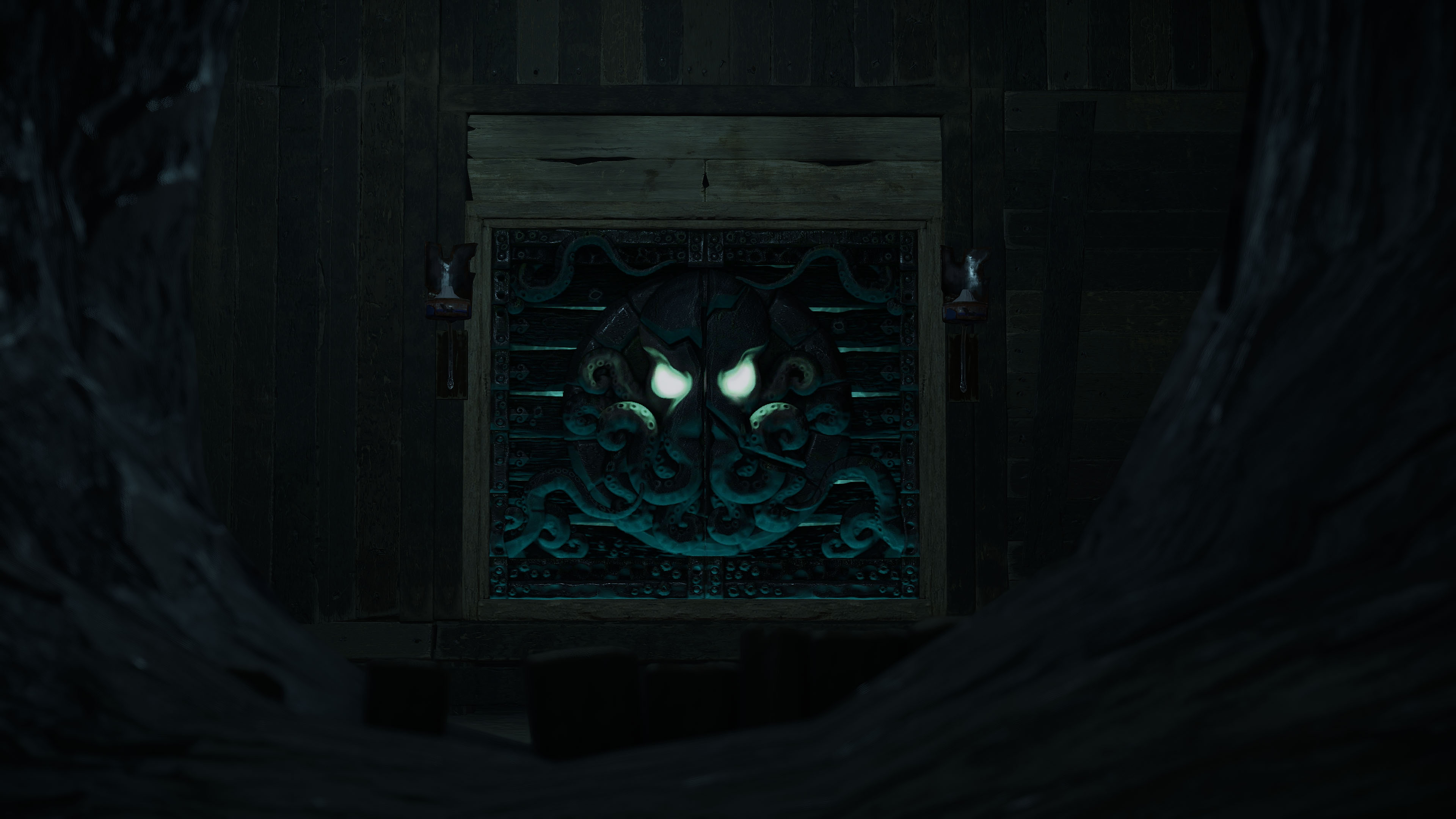 Tomb Of The Octopus Wooden Double Door thumbnail 9
