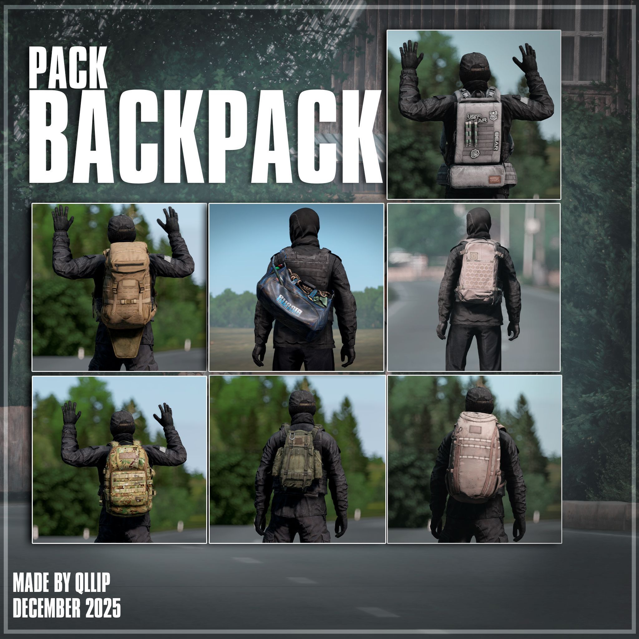 Pack complete - Backpacks FREE