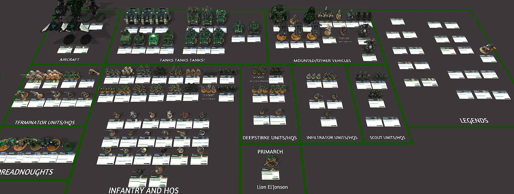 Dark Angels  ALMOST every unit and Datasheet 10E