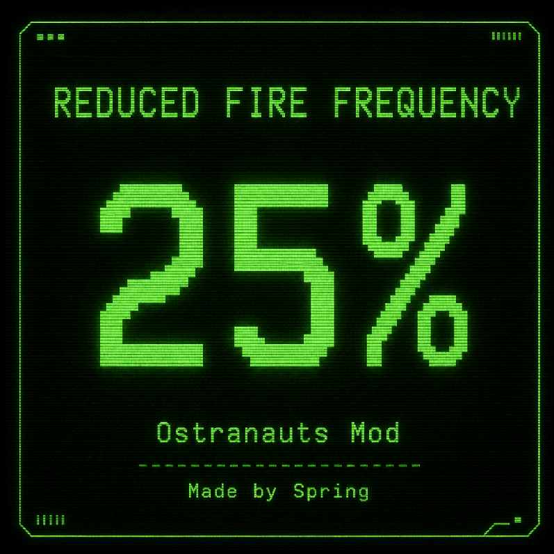 Reduced Fire Frequency - 25%