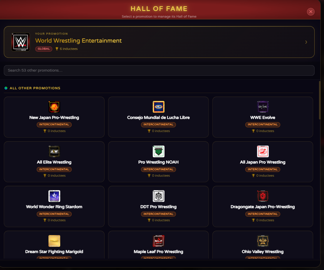 Hall of Fame