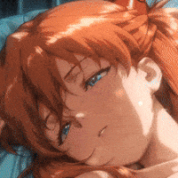 Sleepy Asuka Langley (Evangelion)