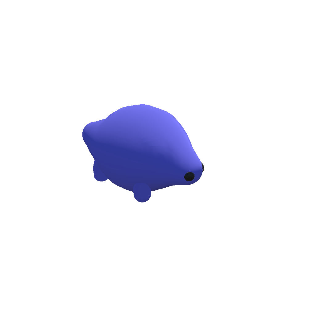 stupid blue creature
