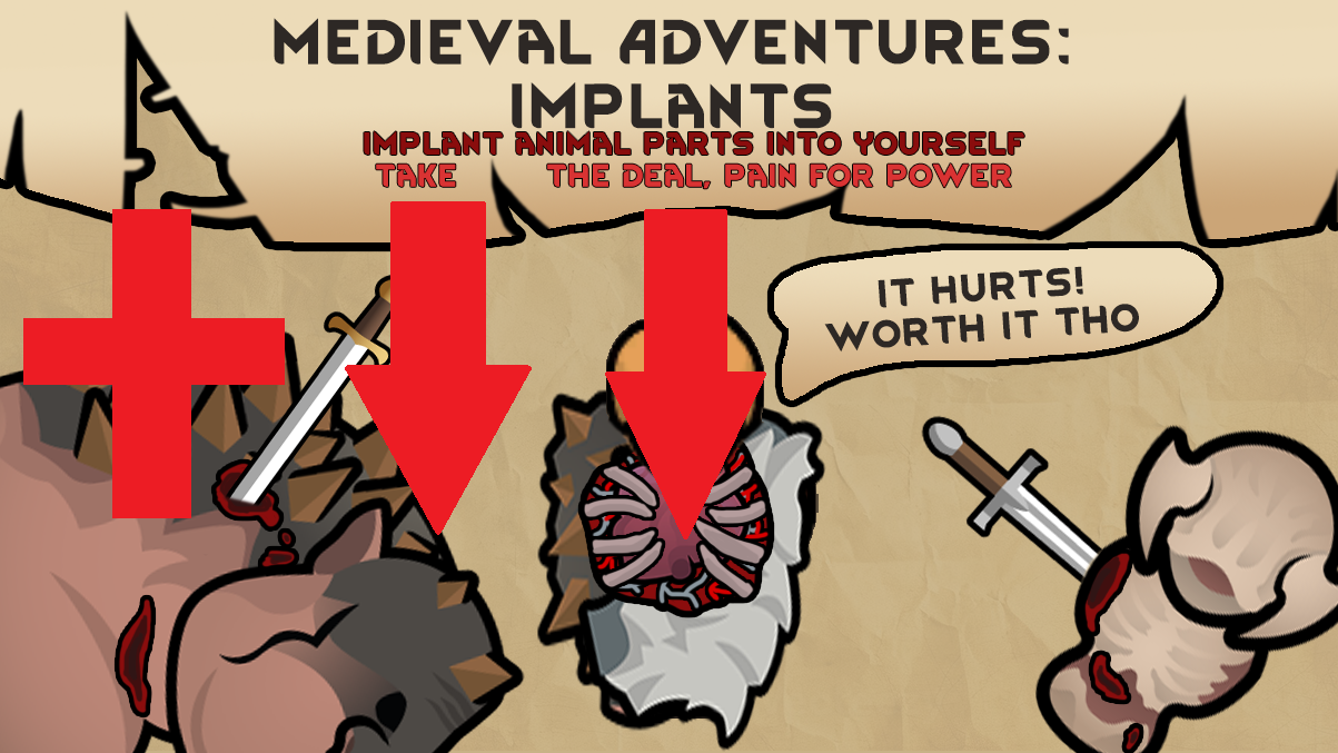 Medieval Adventures: Implants Lower Surgery Skill Requirement Patch