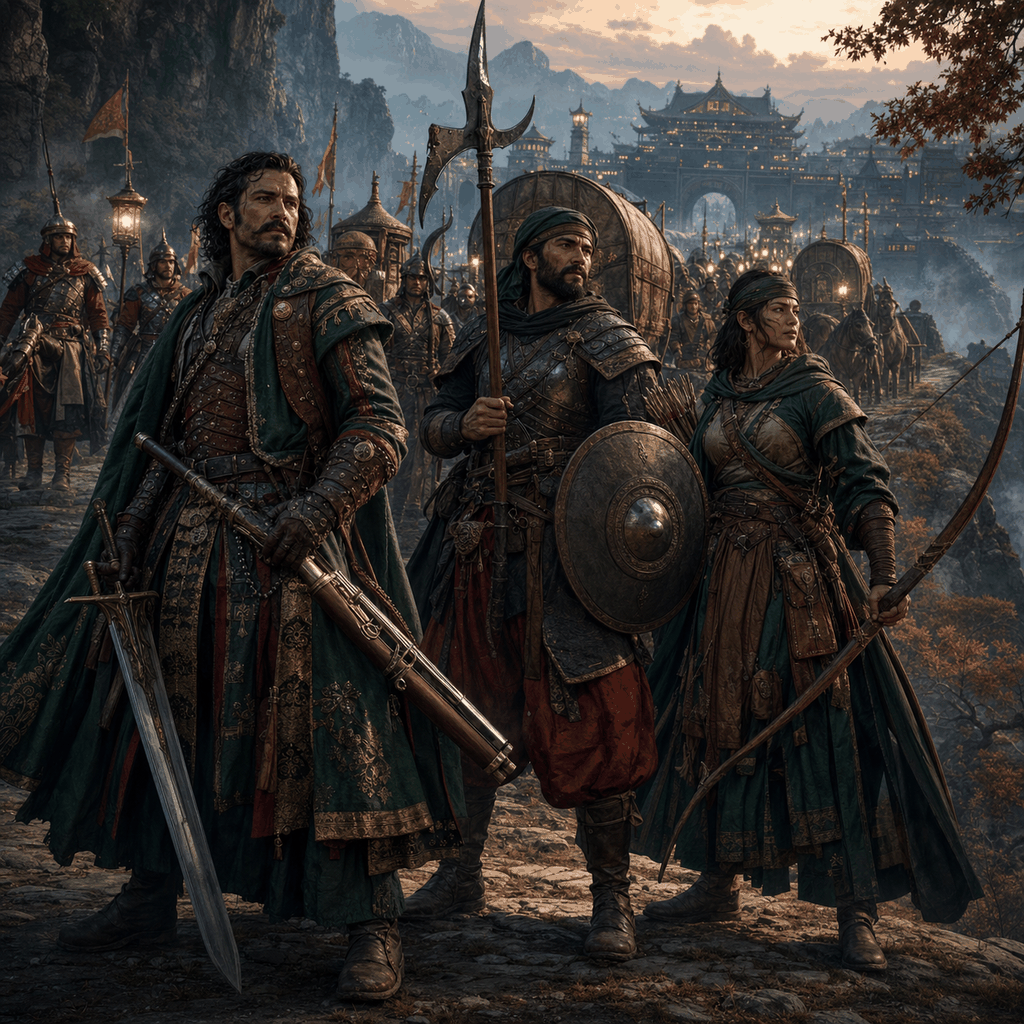 Southlands Caravan Mercenaries for Grand Cathay