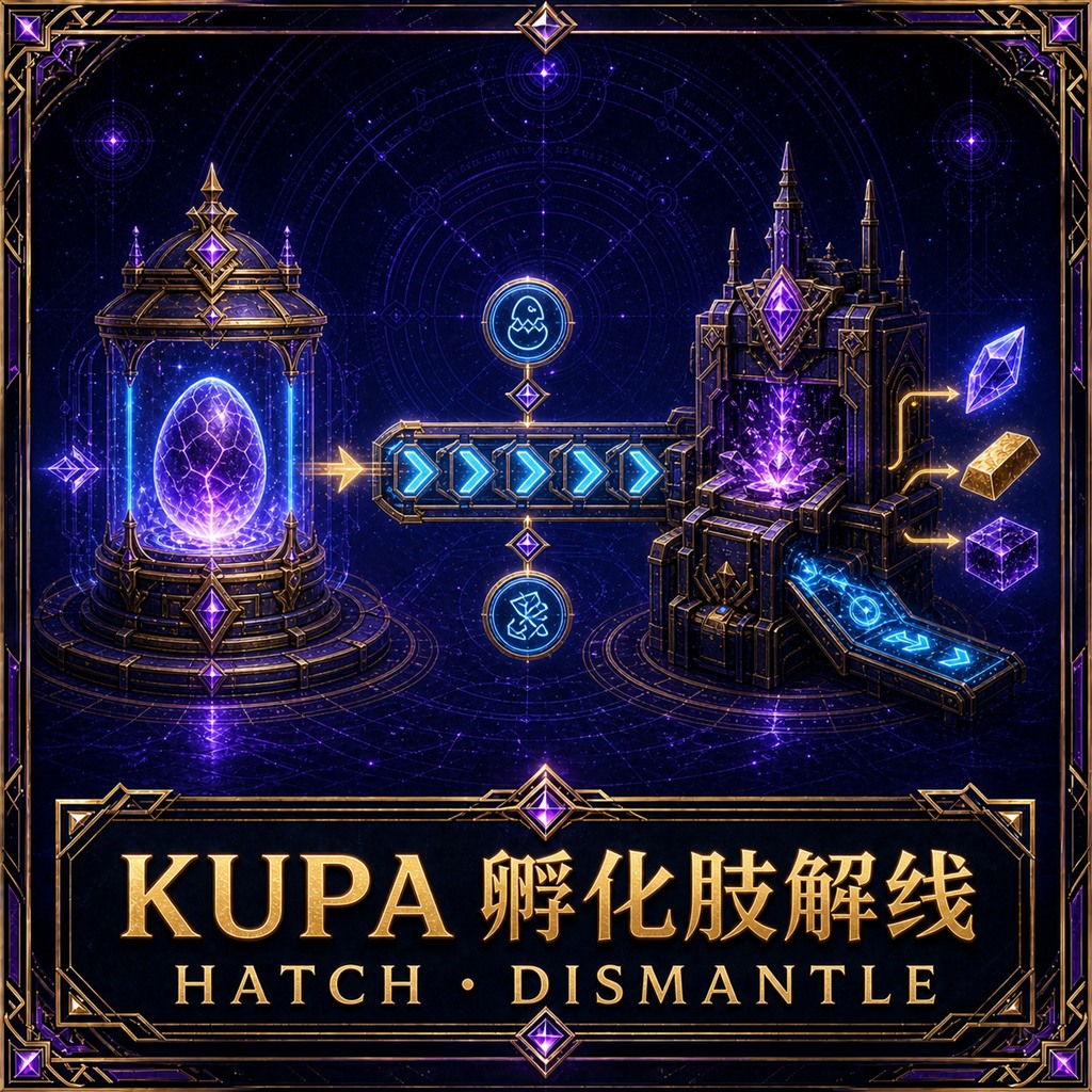 KUPA 孵化肢解线 | Hatch-to-Dismantle Line