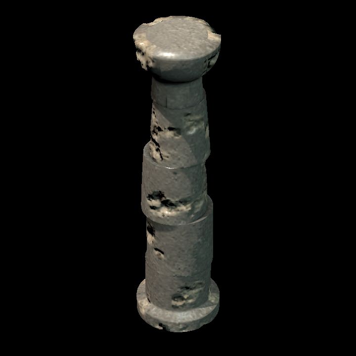 Columns slight damage 4