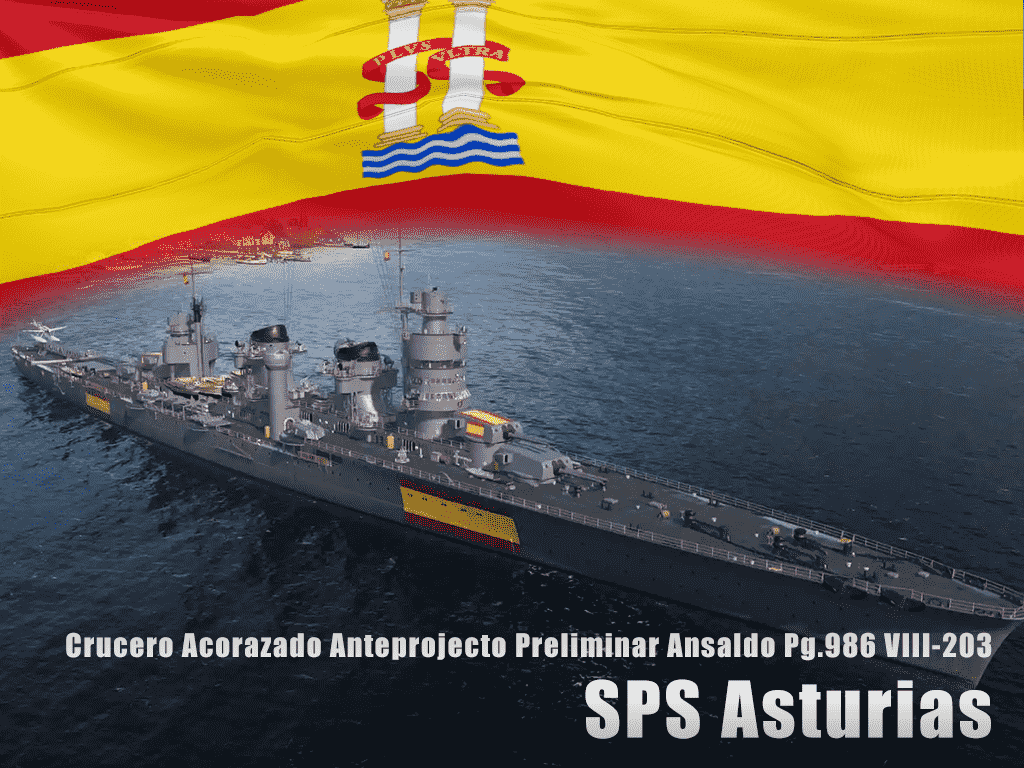 SPS Asturias (Ansaldo Pg.986 VIII-203)