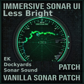 Immersive Sonar UI - Vanilla Sonar Realistic and Less Bright Edition – Barotrauma Mod