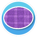 Rug Purple Plaid Circle