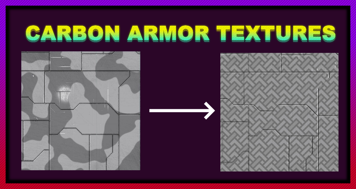 Carbon Armor Textures Revive