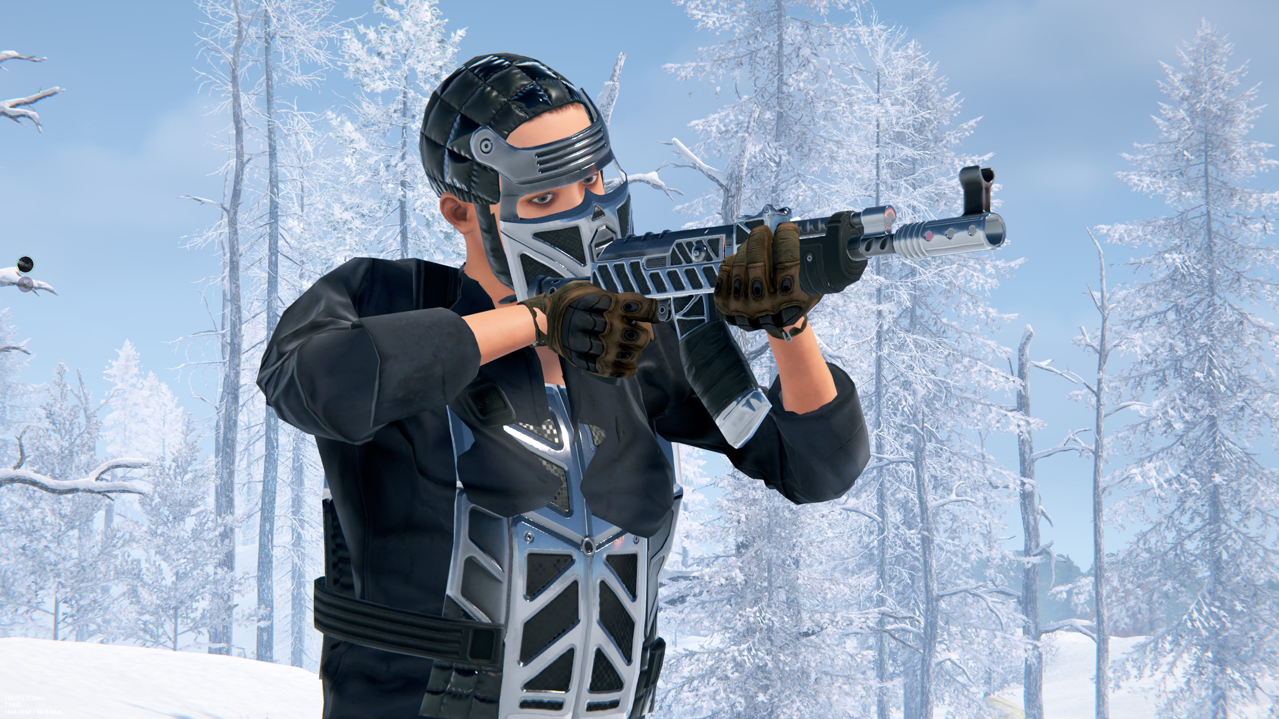 Black OPS Metal Facemask