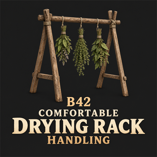 B42 Comfortable Drying Rack Handling