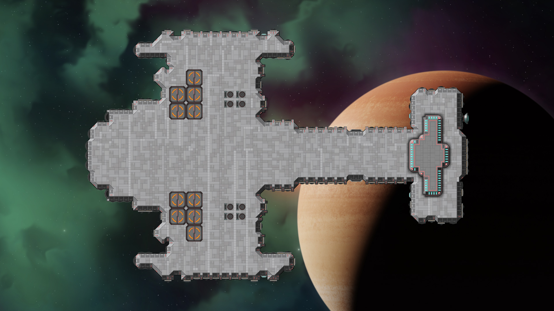 Terran Battlecruiser Fully Equipped