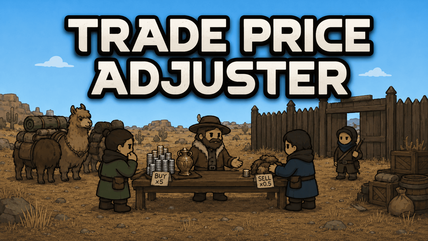 Trade Price Adjuster mod preview for RimWorld