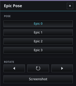 Zakros UI - Epic Pose