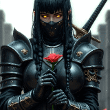 in a black mask v3