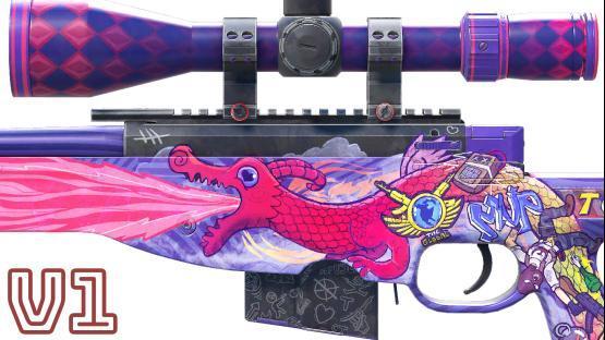 AWP | DOODLE LORE (purple v1) Updated 26