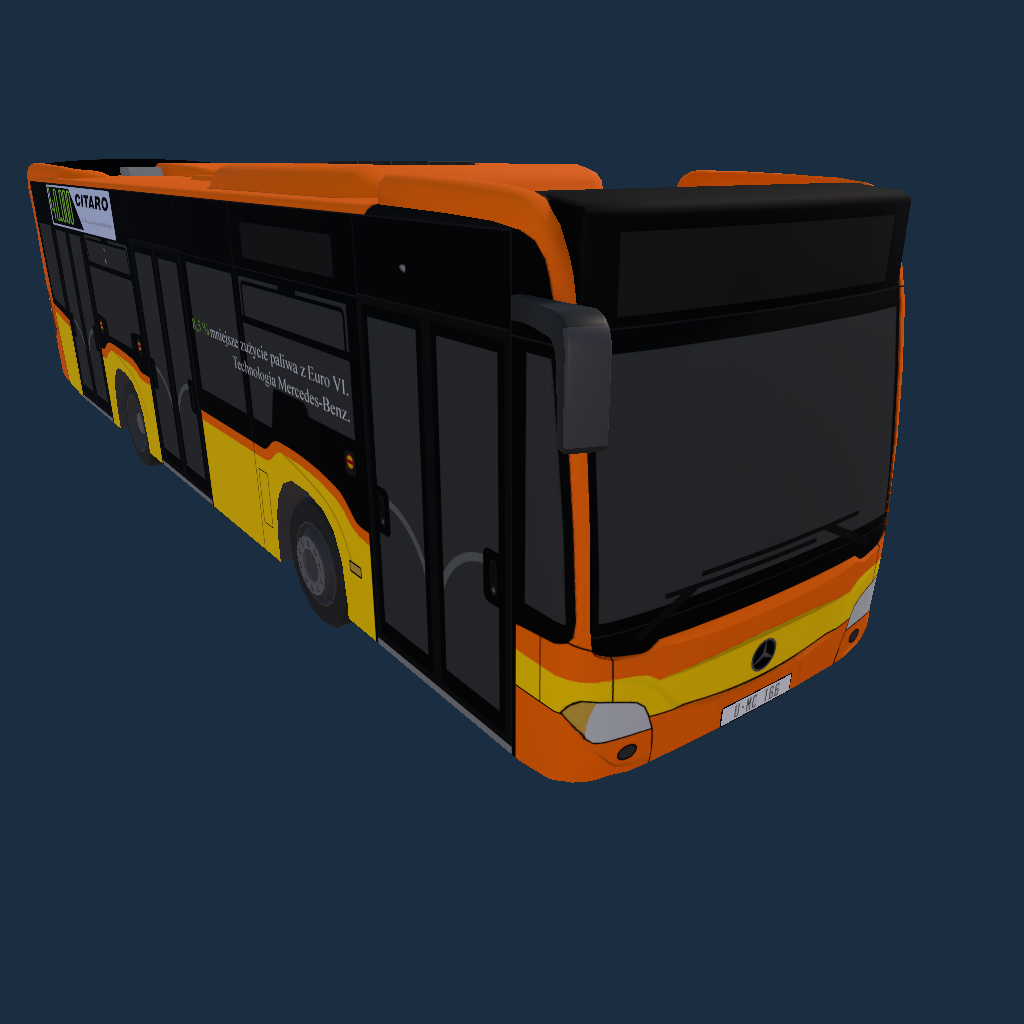 Mercede-Benz Citaro K C2 #7008 PUK Komorniki WERSJA Z NAKLEJKAMI