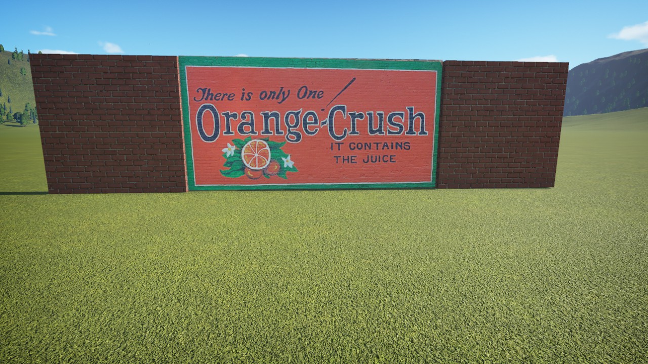 MM-OrangeCrushVintageWallSign