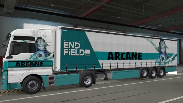 Arcane - Arknights: Endfield for MAN TGX, MAN EURO 5 and EURO 6