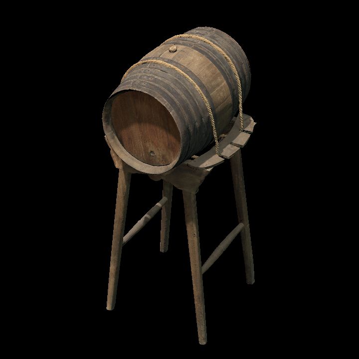 Furniture, Container, Barrel, Wood 4