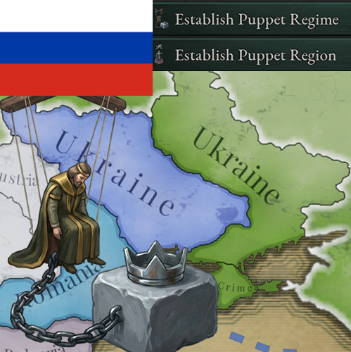 Establish Puppet Regimes and Territories [Русификатор]