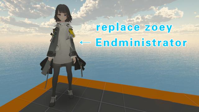 Arknights Endfield Endministrator（明日方舟终末地 女管理员）replace zoey