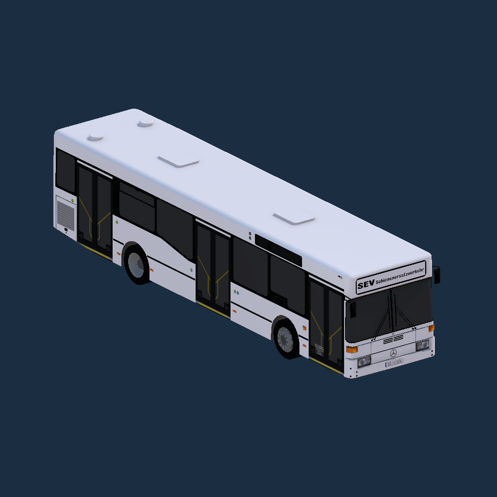 Der Tempelhofer - MB O405N2 (3D) - SEV - Weiß (ex. BVG)