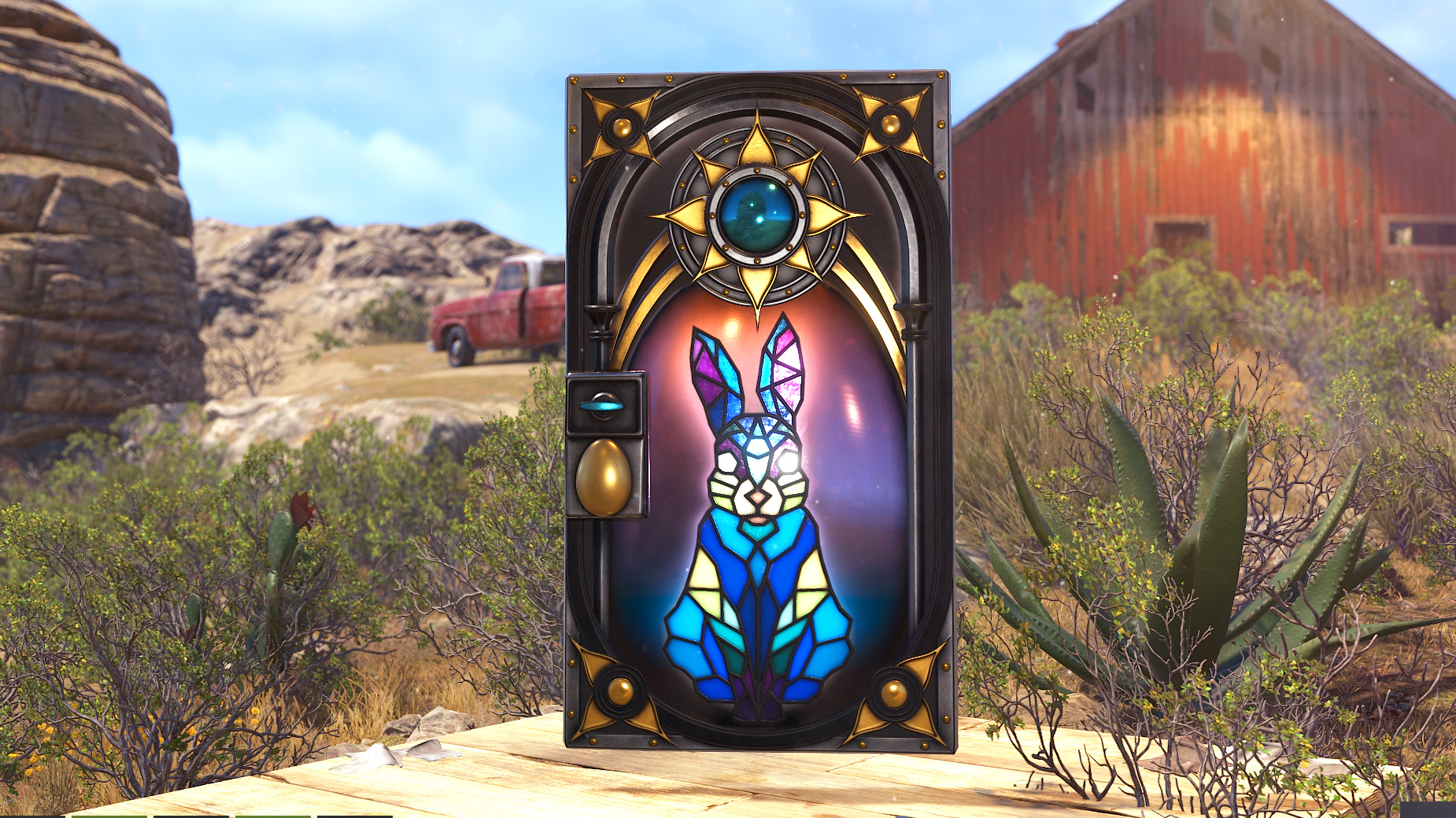 Easter Bunny Sheet Metal Door thumbnail 3