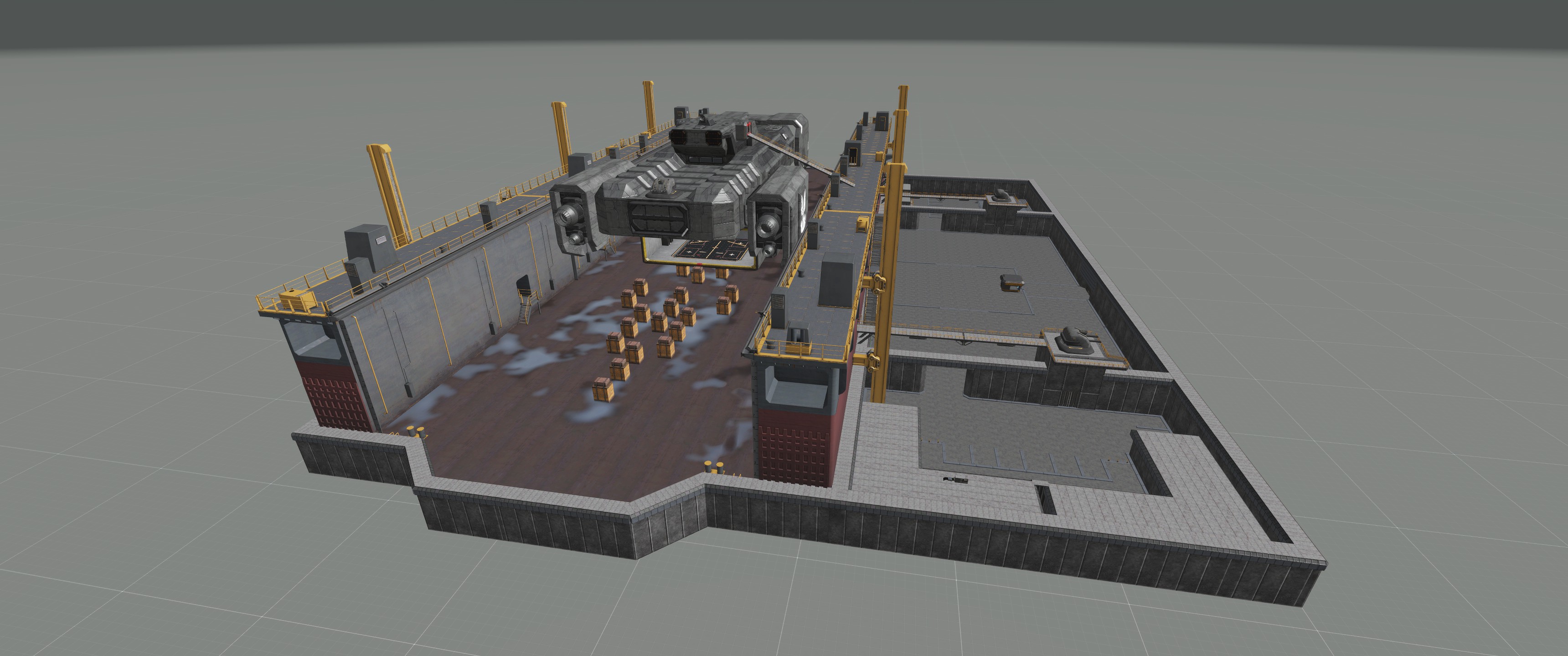Corvette Dry Dock / Shipyard [OPTRE / HALO]
