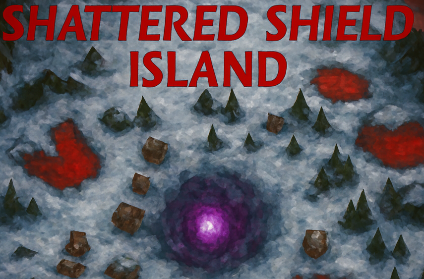 Shattered Shield Island - Map
