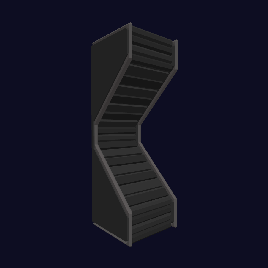 Scifi Wall 04 - Corrugated High Wall