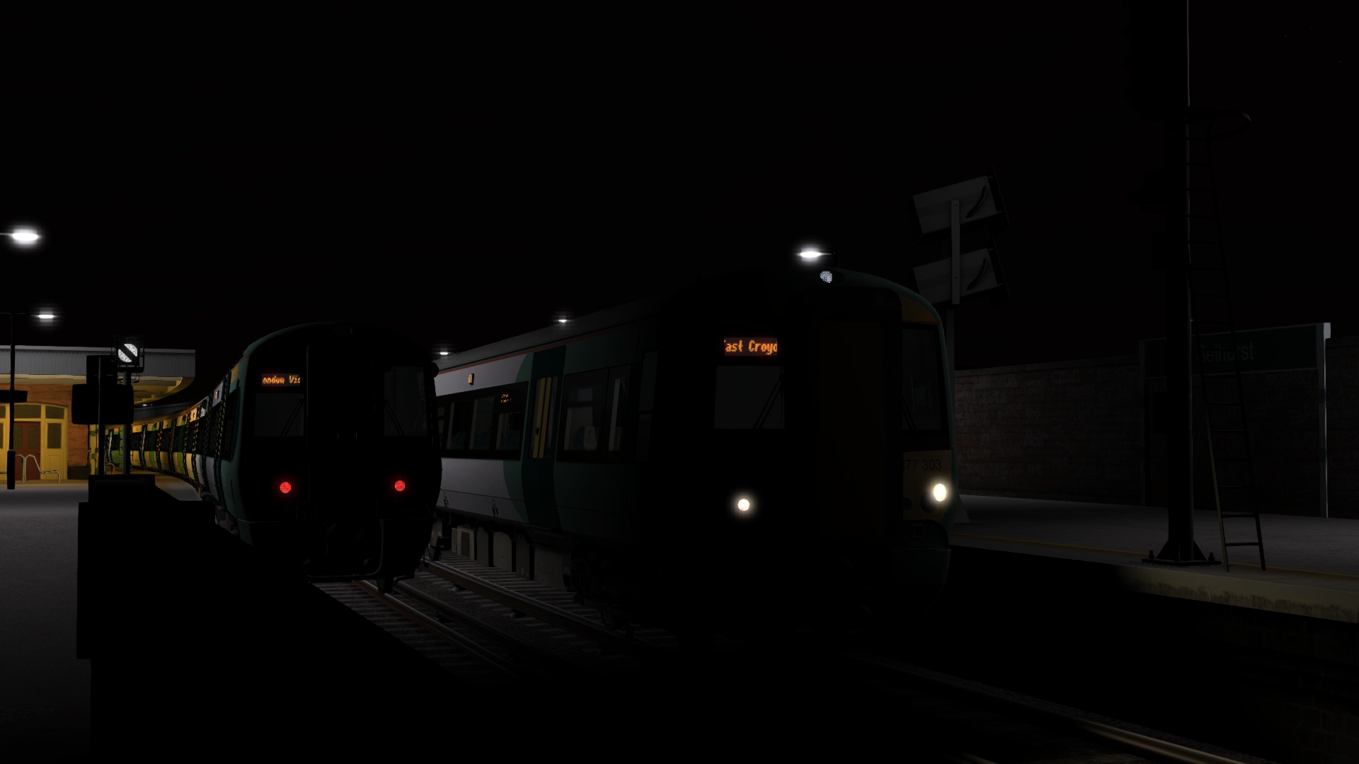 (AP 377) DIVERTED West Croydon to Victoria