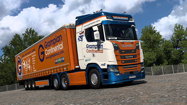 Grampian Continental - Scania S & Krone Profi Liner