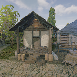 kleine Sammlerhütte