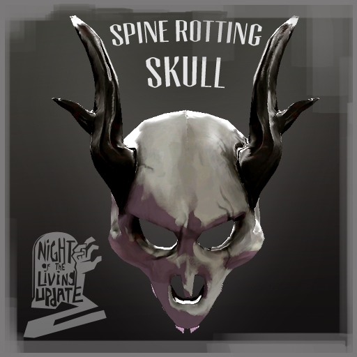 Spine Rotting Skull