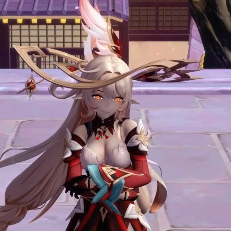 2113 原神 Genshin Alice Kujou Sara 稻妻城公用RBQ艾莉丝妈妈和九条裟罗 同人 3D动画 无修正 preview