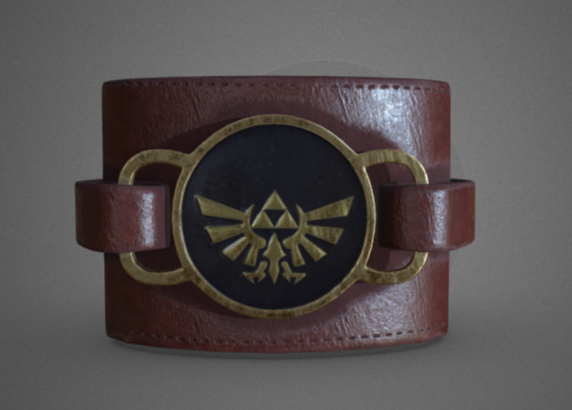 Legend of Zelda leather cuff preview