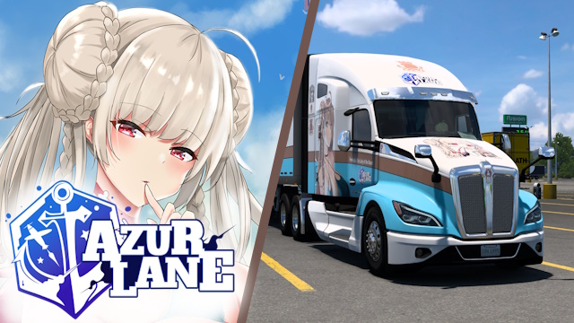 Kenworth T680 2022 HMS Formidable (The Lady of the Beach) - Azur Lane [Combo Skin]