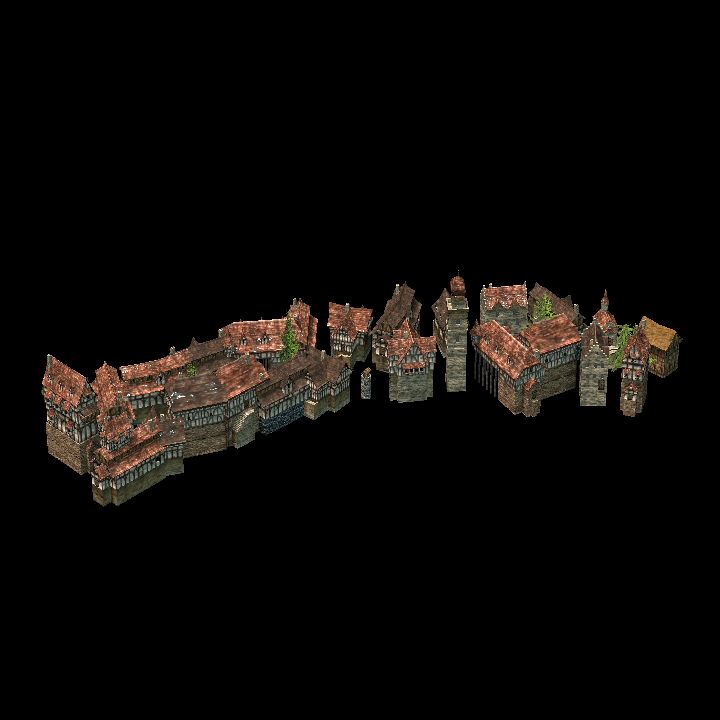 Overworld streets - curve doublewide 1