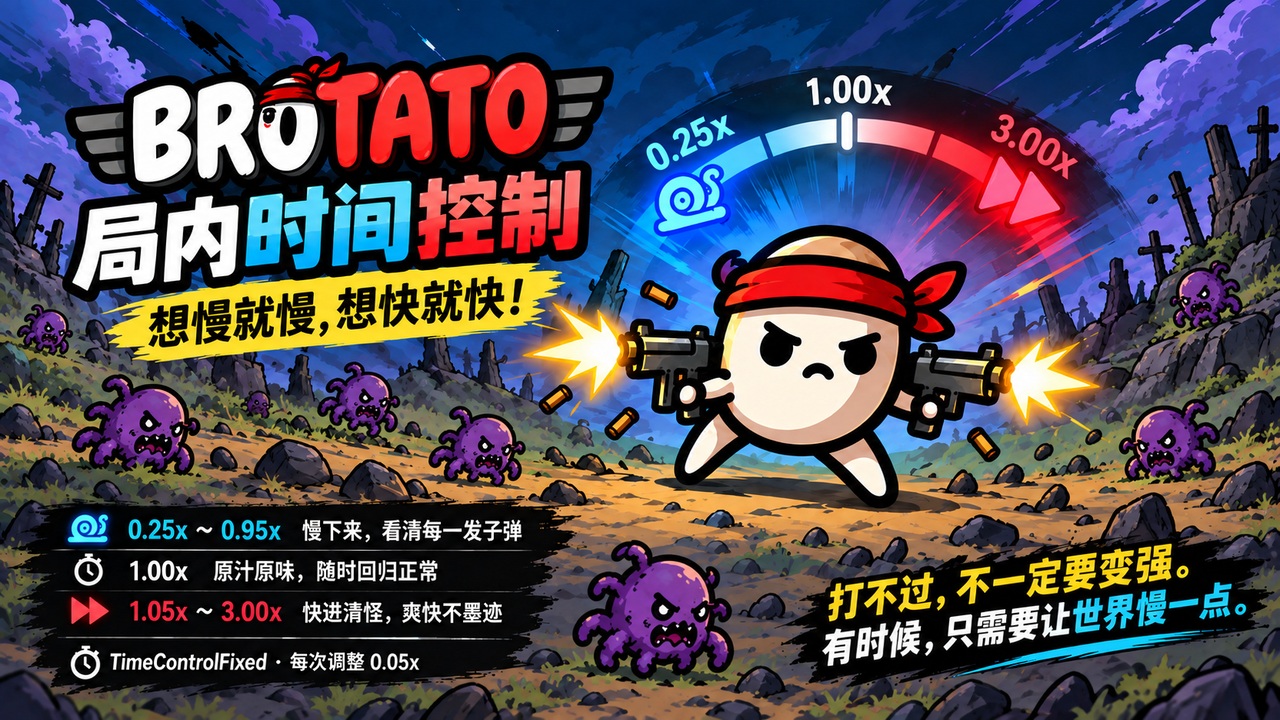 TimeControlFixed｜局内时间控制：想慢就慢，想快就快！ preview
