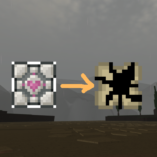 misgiving instead of companion cube ]} Pilgrammed preview