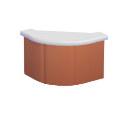 Curved Kitchen/Bar/Cafe Counter
