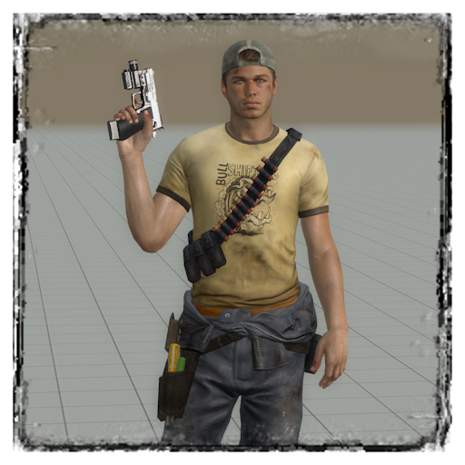 Ellis - Bandolier with Backwards Hat + Geared Up